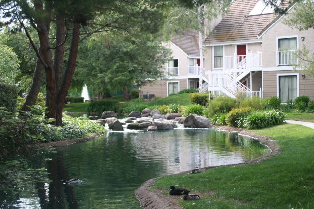 Tuin van hotel